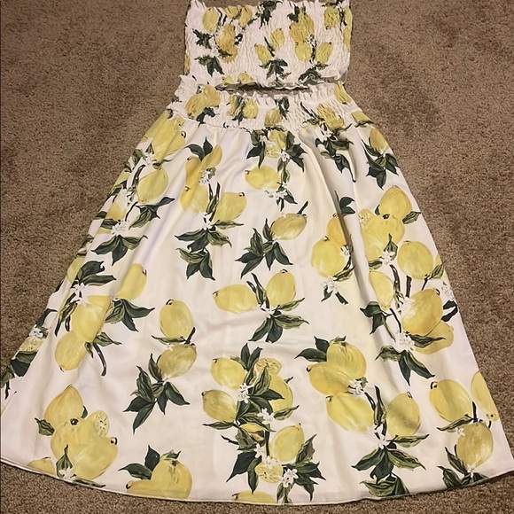 Lemon Print Two-Piece Set - Picture 3 of 3